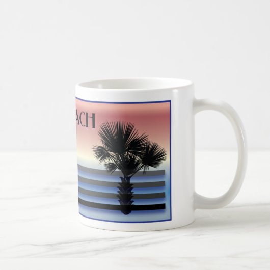 Myrtle Beach SC Palm Tree Koffiemok (Rechts)