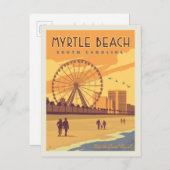 Myrtle Beach, South Carolina Briefkaart (Voorkant / Achterkant)