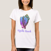 Myrtle Beach South Carolina Conch Zee Shell T-shirt (Voorkant)