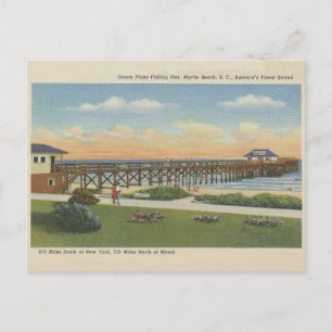  Myrtle Beach South Carolina Gevist Pier Briefkaart