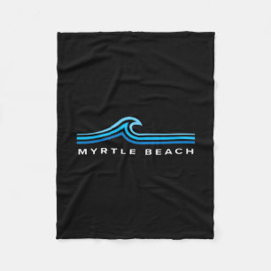 Myrtle Beach South Carolina Golven Heren Dames Jon Fleece Deken