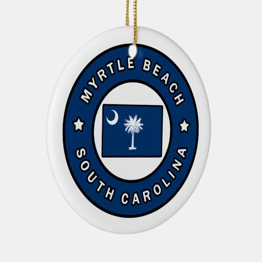 Myrtle Beach South Carolina Keramisch Ornament (Rechts)