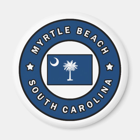 Myrtle Beach South Carolina Magneet (Voorkant)