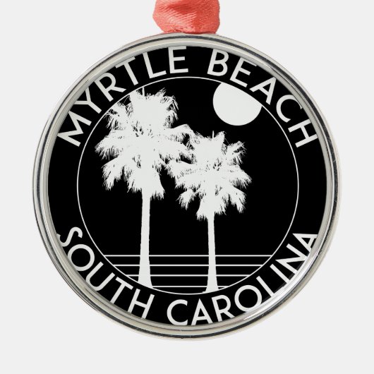 Myrtle Beach South Carolina Metalen Ornament (Voorkant)
