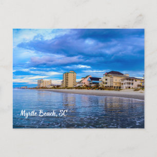 Myrtle Beach, South Carolina Ocean Beach Uitzicht Briefkaart