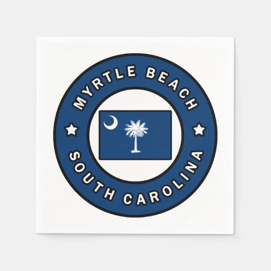 Myrtle Beach South Carolina Servet (Voorkant)