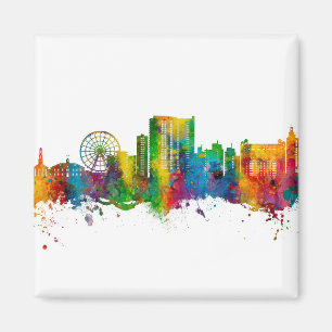 Myrtle Beach South Carolina Skyline Magneet