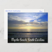 Myrtle Beach South Carolina Sunrise Briefkaart (Voorkant / Achterkant)