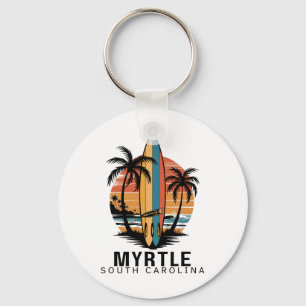 Myrtle Beach South Carolina Surfen Surfer _1 Sleutelhanger