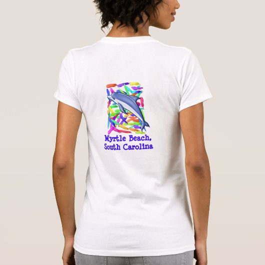 Myrtle Beach, South Carolina T-shirt (Achterkant)