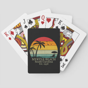 Myrtle Beach South Carolina uit vroeger tijden Pokerkaarten