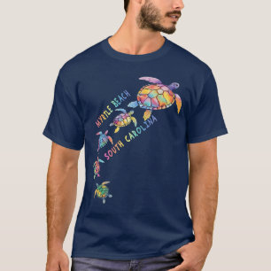 Myrtle Beach South Carolina Zeeschildpad Liefhebbe T-shirt