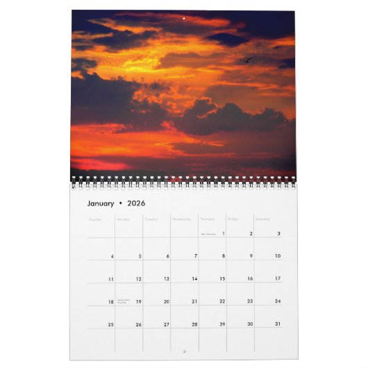 Myrtle Beach Sunrise Calendar Kalender (Jan 2026)