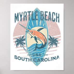 Myrtle Beach Voor Mannen Vrouwen Kinderen Poster