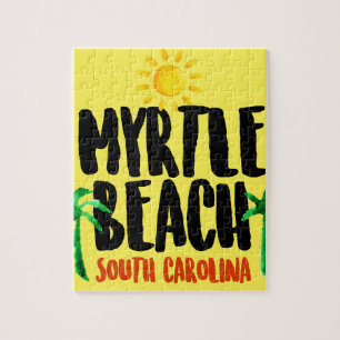 Myrtle Beach Waterverf Legpuzzel