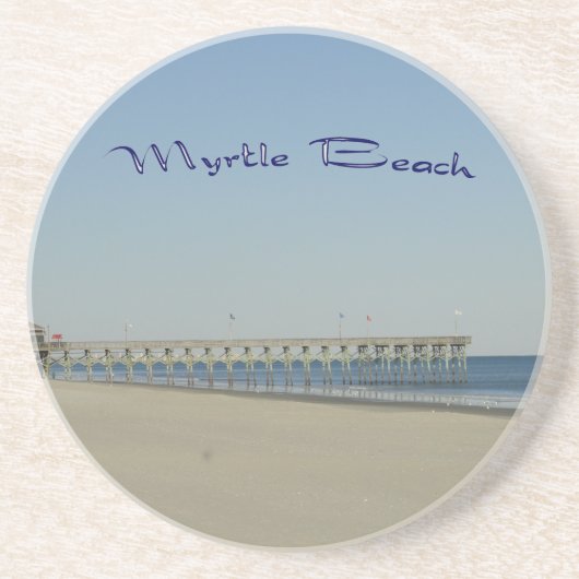 Myrtle Beach Zandsteen Onderzetter (Voorkant)