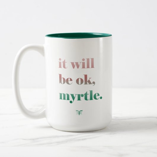 Myrtle Butterfly Mug (Gauche)