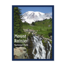 Myrtle Falls (Mount Rainier N.P.) with text