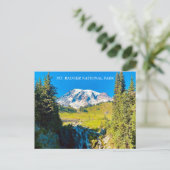 Myrtle Herfsten- Mount Rainier Briefkaart (Staand voorkant)