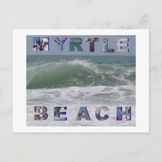 myrtle strand briefkaart (Voorkant)