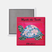 Myrtle the Turtle Magnet Magneet (Voorkant / Achterkant)