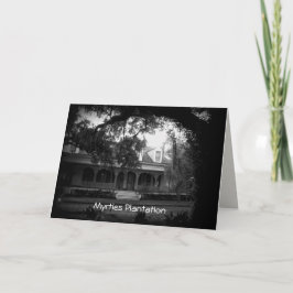 Myrtles Plantation in black and white Kaart