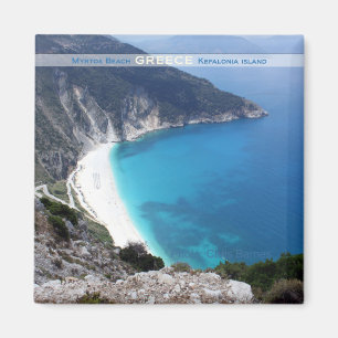 Myrtos Beach Greece Souvenir Fridge Magnet Magneet