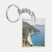 Myrtos Beach (Kefalonia) Sleutelhanger (Voorkant Links)