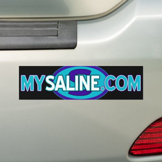 mysaline blues2 bumpersticker (Op auto)