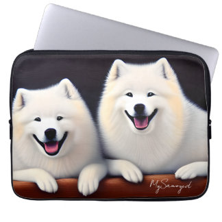 MySamoyed Personalized Gift Idee Cute Samoyed Laptop Sleeve
