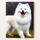 MySamoyed Personalized Gift Idee Cute Samoyed Planner (Achterkant)