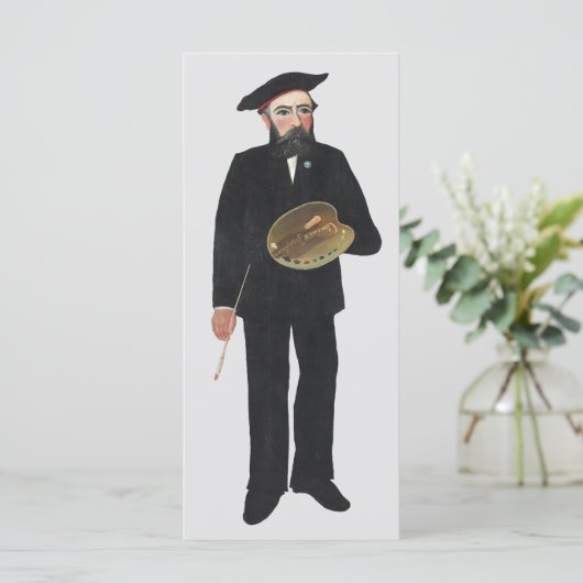 Myself Portrait Landscape 1890, Henri Rousseau (Staand voorkant)