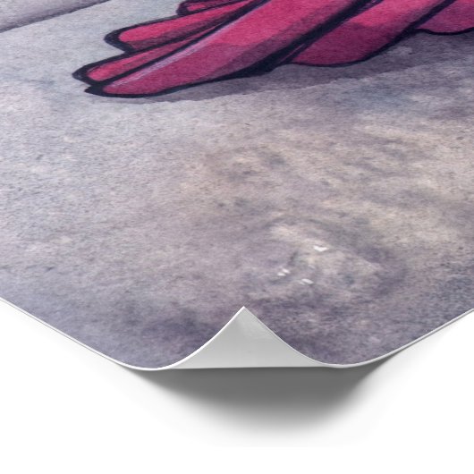 Mysitc Midnight Fairy Poster Print (Coin)