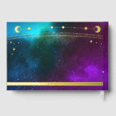 Mysque violet Turquoise or Sun Moon étoiles Mariag (Verso)