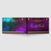 Mysque violet Turquoise or Sun Moon étoiles Mariag (Complet)