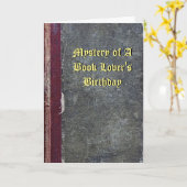 Mystère d'une carte d'anniversaire d'un auteur de  (Fleur jaune)