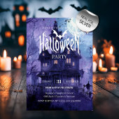 Mystère gothique Halloween Party Foil Invitation