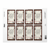 Mystère Livre Conception Étiquette (Feuille entière)