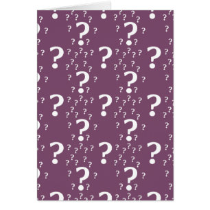 Mystère question marque énigme puzzle mauve