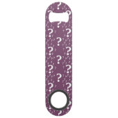 Mystère question marque énigme puzzle mauve (Dos)
