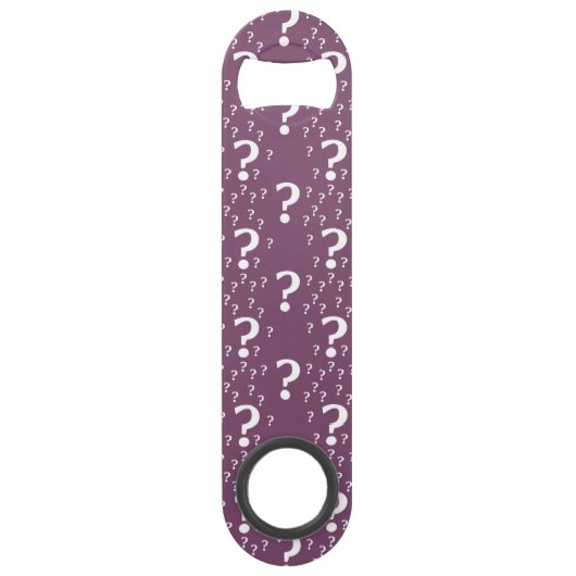 Mystère question marque énigme puzzle mauve (Dos)