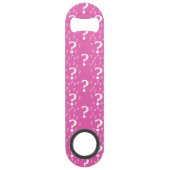 Mystère question marque énigme puzzle rose (Dos)