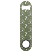 Mystère question marque énigme puzzle vert olive (Dos)