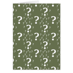 Mystère question marque énigme puzzle vert olive