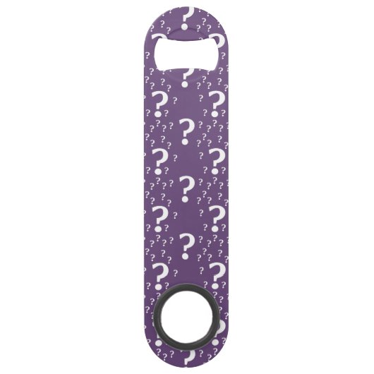 Mystère question marque énigme puzzle violet (Devant)