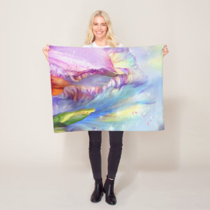 Mysterie Abstract Fleece Deken