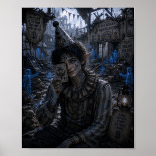 Mysterie / Circusclown / Kleuterschool Poster