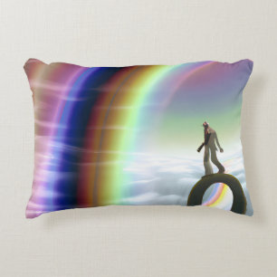 Mysterie Figuur bij de Interdimensionale Stargate Accent Kussen