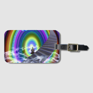 Mysterie Figuur bij de Interdimensionale Stargate Bagagelabel