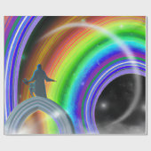 Mysterie Figuur bij de Interdimensionale Stargate Cadeaupapier (Vlak)